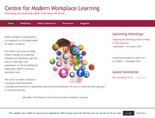 Tablet Screenshot of modernworkplacelearning.com